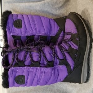 Sorel fur-lined snow boots